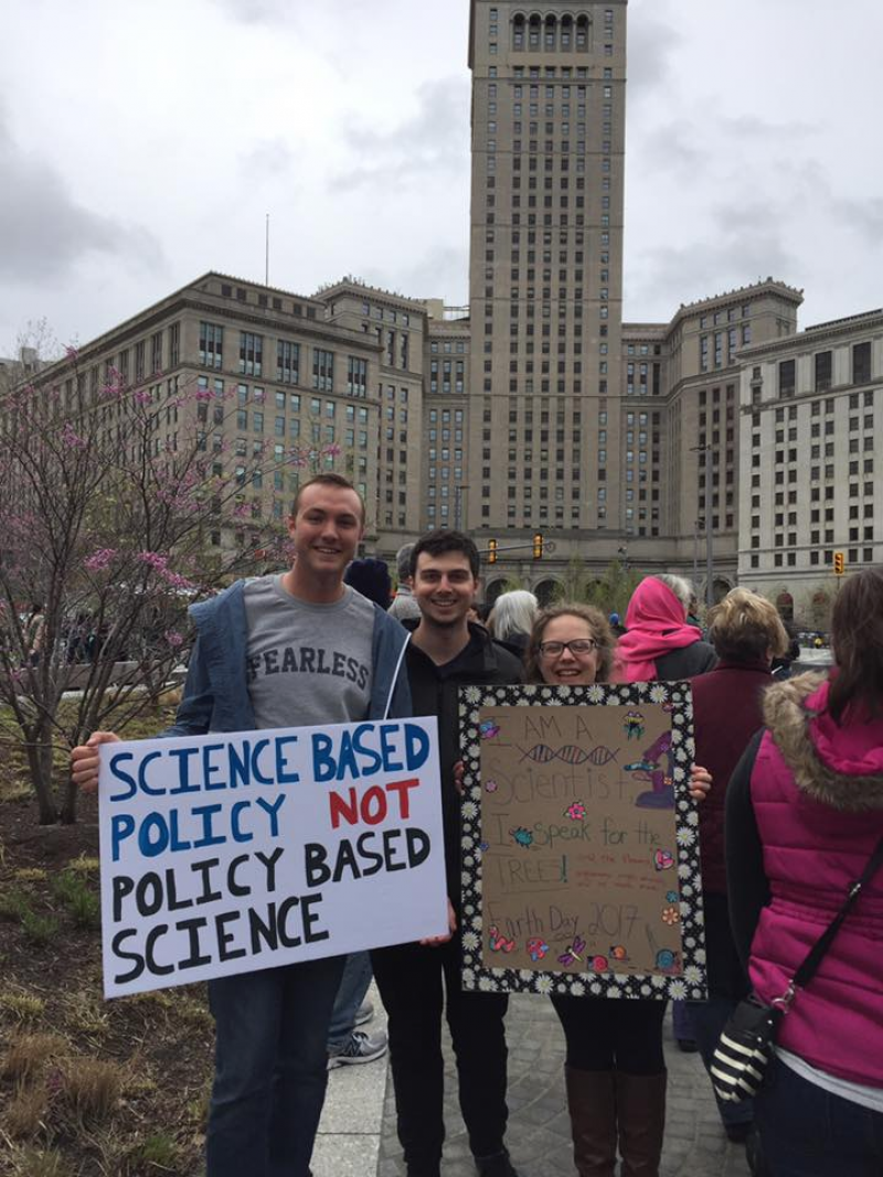 Rebecca at March for Science