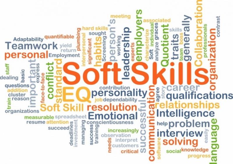 Soft skills word cloud