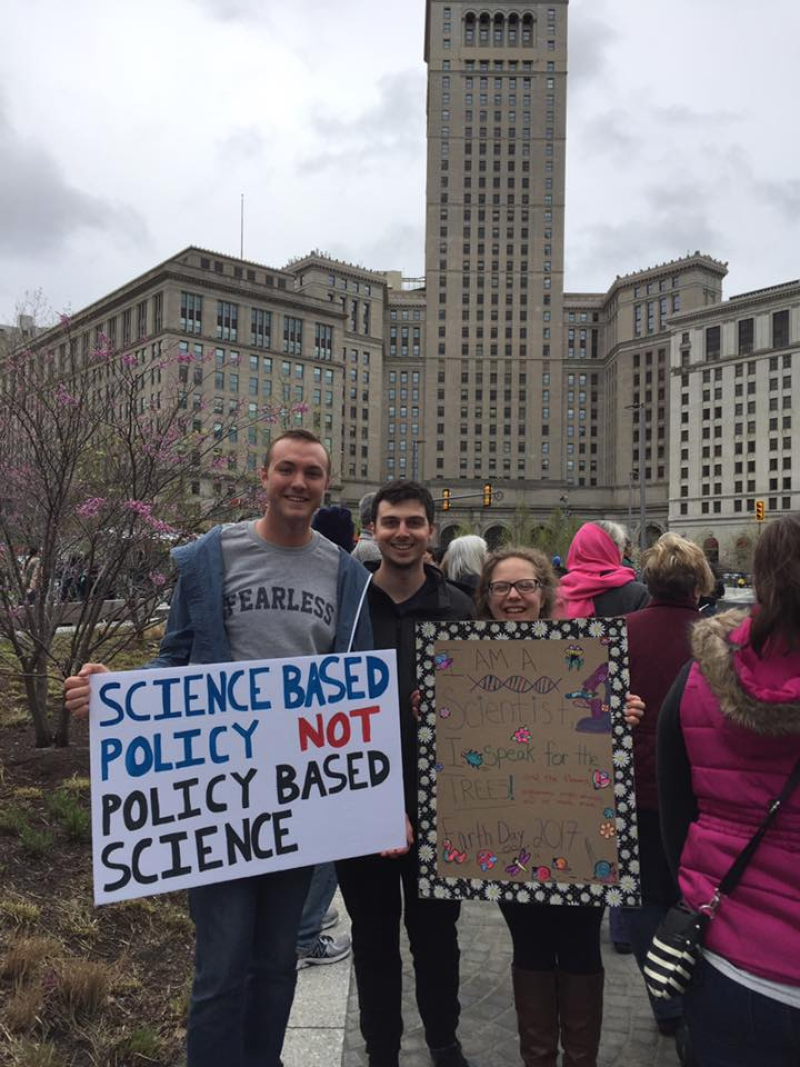 Rebecca at March for Science Rebecca at March for Science